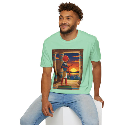 Ra Egyptian Sun God T-Shirt – Ancient Power & Sunset Majesty