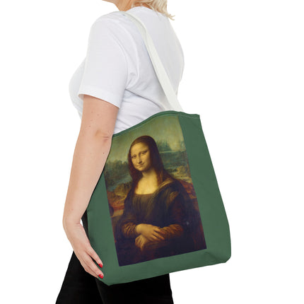 Mona Lisa by Leonardo da Vinci Tote Bag (AOP)