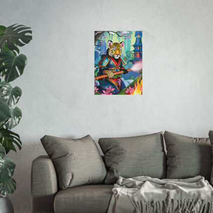 Cyberpunk Leopard Fine Art Posters