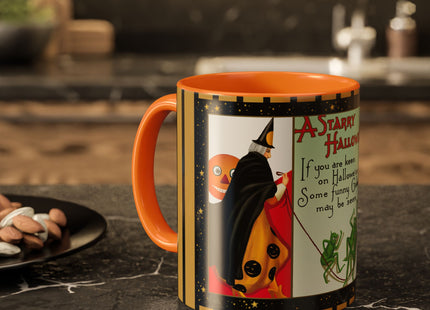A Starry Halloween Colorful Mugs (11oz, 15oz)