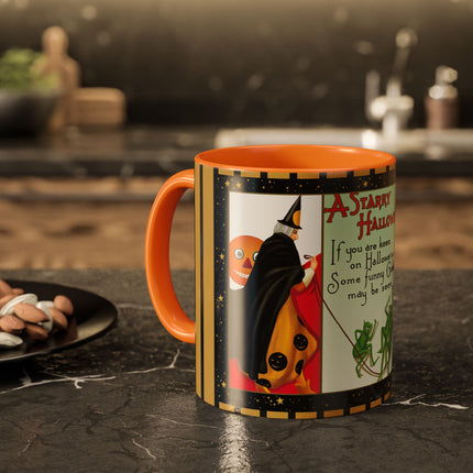 A Starry Halloween Colorful Mugs (11oz, 15oz)