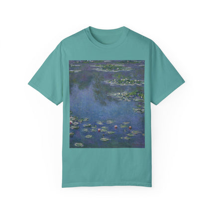 Water Lilies by Claude Monet Unisex Garment-Dyed T-shirt