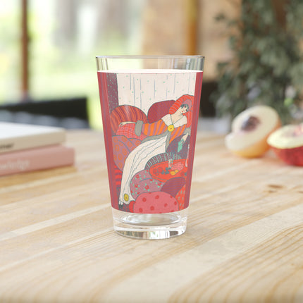 Les Coussins by Georges Lepape Glass, 16oz