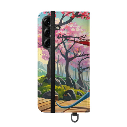 🐀⚔️ Cyber Samurai Rat Flip Case – Neon Discipline & Futuristic Skill