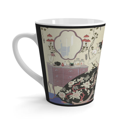 Le Grand Décolletage by George Barbier Latte Mug