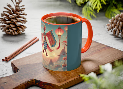 The Lantern Walker Colorful Mugs (11oz, 15oz)