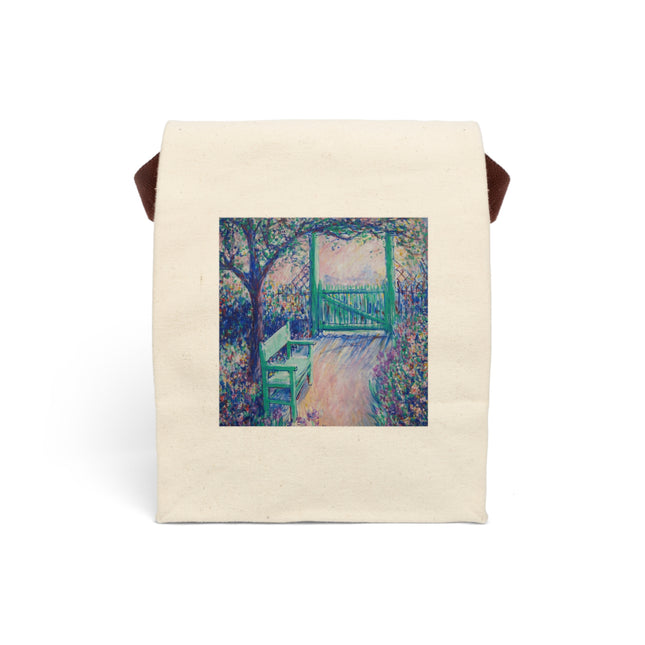 The Artist’s Garden by Theodore Earl Butler Canvas Lunch Bag With Strap