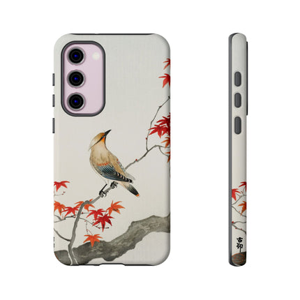 Japanese Bird on Maple by Ohara Koson Phone Cases