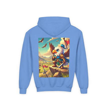Watchful Guardian Youth Hooded Sweatshirt – Strength, Vision & Heroic Adventure