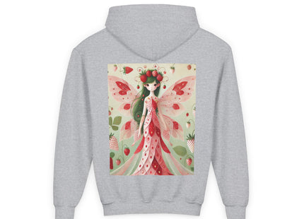 Strawberry Fairy Delight Youth Heavy Blend Hooded Sweatshirt