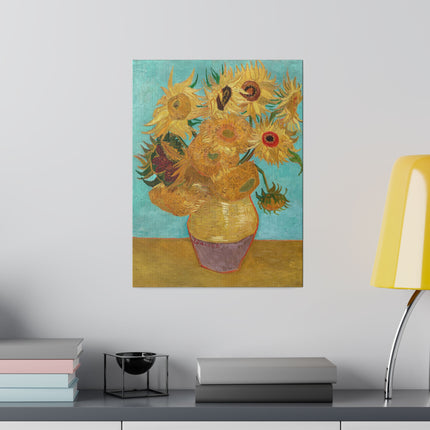 Vase with Twelve Sunflowers by Vincent Van Gogh Matte Canvas, Stretched, 0.75”