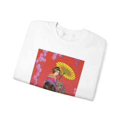 Enchanting Geisha Heavy Blend™ Crewneck Sweatshirt