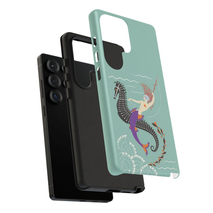 Mermaid on Seahorse Phone Case – Mythic Ocean Grace