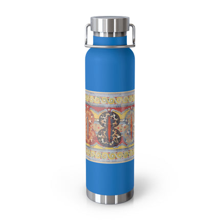 Reproduction of the Shield Frieze by Emile Gilliéron Copper Vacuum Insulated Bottle, 22oz