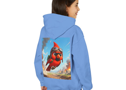 Cardinal Dive Bomber Youth Heavy Blend Hooded Sweatshirt