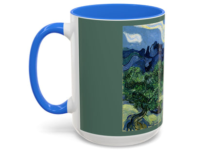 Olive Trees by Vincent Van Gogh Colorful Mugs (11oz, 15oz)