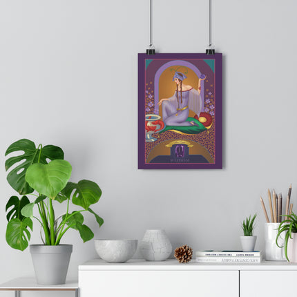 February & Amethyst (from the Gem Series) by Sofia Chiostri Giclée Art Print
