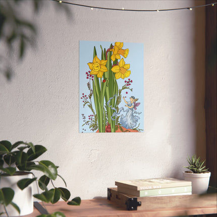 Daffodil Fairy Fine Art Posters