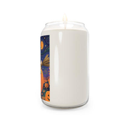 🧙‍♀️🎃 The Witch Of Pumpkin Moon Hollow Scented Soy Candle – Whimsical Halloween Magic