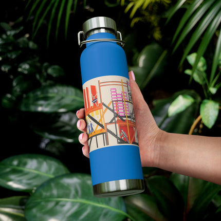 Maquettes de Théatre 4 by Alexandra Exter Copper Vacuum Insulated Bottle, 22oz