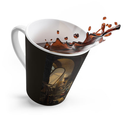 Raphael and his Muse in the Atelier by Vincenzo Abbati Latte Mug