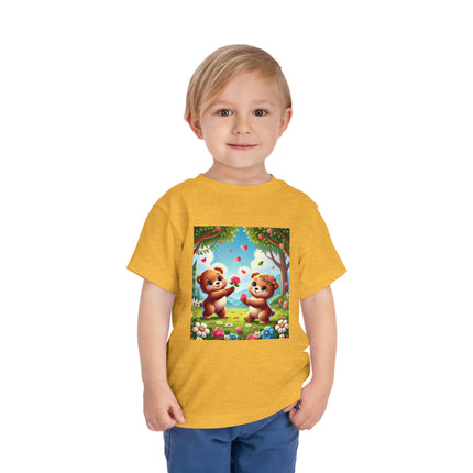 Teddy Bear Friendship Toddler Short Sleeve Tee
