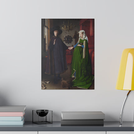 Arnolfini Portrait by Jan Van Eyck Matte Canvas, Stretched, 0.75"