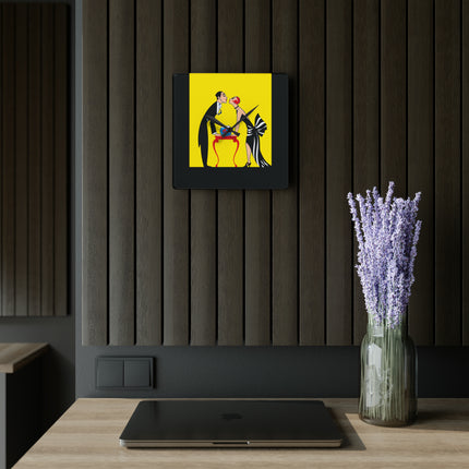 A Moment of Elegance Acrylic Wall Clock, Round and Square