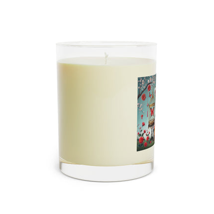 Reading In A Painted Garden Scented Candle - Full Glass, 11oz