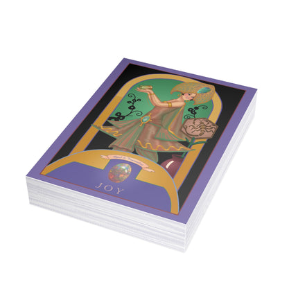October & Opal, Tourmaline (from the Gem Series) by Sofia Chiostri Postcards (envelopes included) - Bundles of 10, 30, 50 Pieces