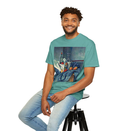 The Peppermint Bottle by Paul Cézanne Unisex Garment-Dyed T-shirt