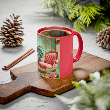 The Salon Rooster Colorful Mugs (11oz, 15oz)