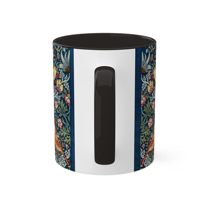 Strawberry Thief by William Morris Colorful Mugs, 11oz