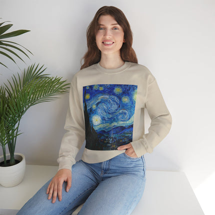 The Starry Night by Vincent Van Gogh Heavy Blend™ Crewneck Sweatshirt