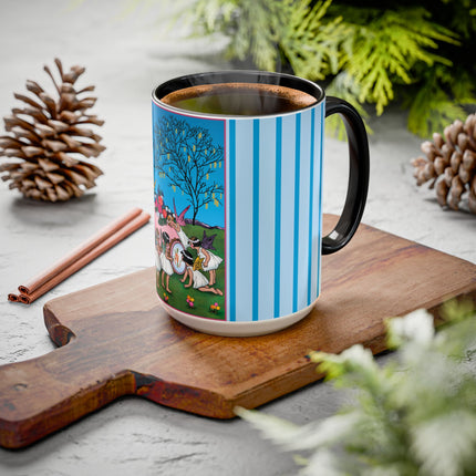 Enchanted Easter Gathering Colorful Mugs (11oz, 15oz)