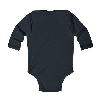 Springtime Splash Duckling Baby Long Sleeve Bodysuit – Whimsical Pond & Meadow Design