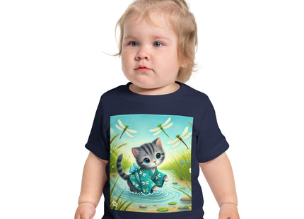 Kitten by the Still Waters Baby Short Sleeve T-Shirt