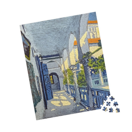 Gallery of a Moroccan Riad by George Gaudion Puzzle (110, 252, 500-piece)
