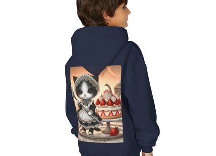 Patisserie Kitten Youth Heavy Blend Hooded Sweatshirt