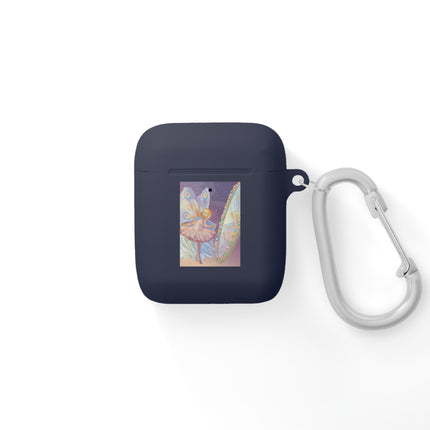 Enchanted Mirror Reflections – Pastel Fairy Art AirPods Case