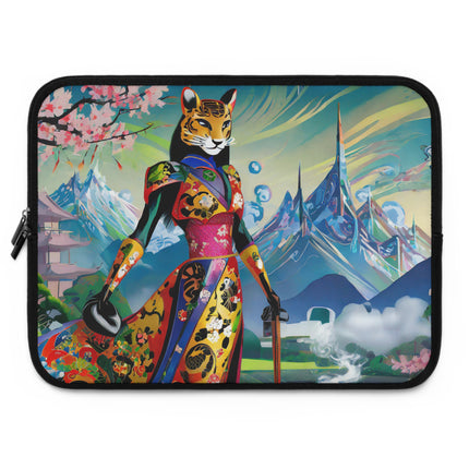 Cyber Cat Glamour Laptop Sleeve