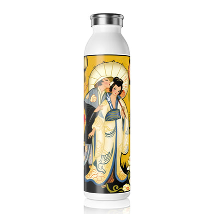 Golden Embrace Slim Water Bottle
