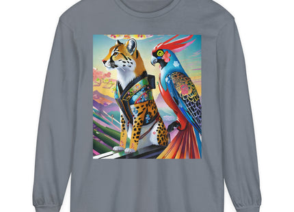 Cybernetic Duets Garment-dyed Long Sleeve T-Shirt