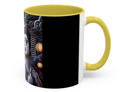 Geisha’s Black Ink Tears Colorful Mugs (11oz, 15oz)