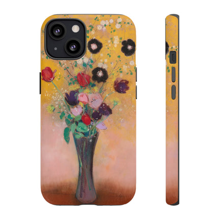 Vase of Flowers by Odilon Redon Phone Cases