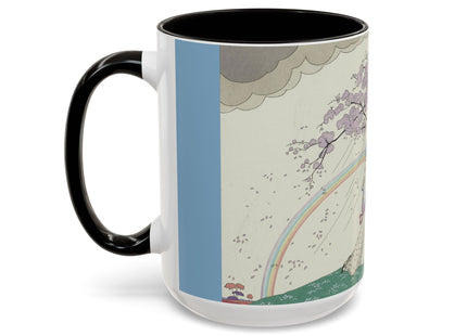 L’Arc-en-Ciel by George Barbier Colorful Mugs (11oz, 15oz)