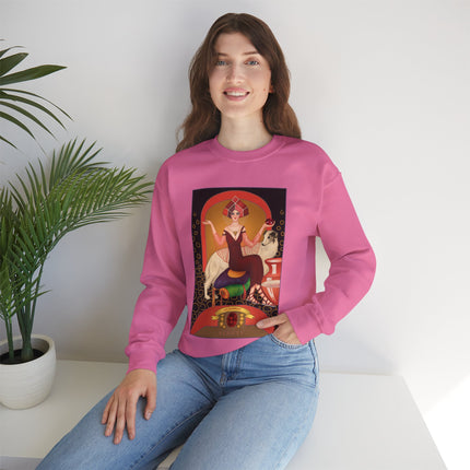 January & Garnet (from the Gem Series) by Sofia Chiostri Heavy Blend™ Crewneck Sweatshirt
