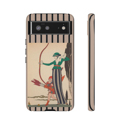 L'Arc Rouge by George Barbier Phone Cases