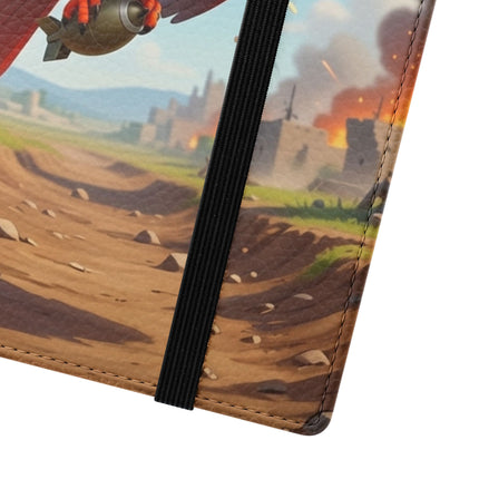 🐦✈️ The Cardinal Dive Bomber Flip Case – Bold Flight & Fearless Adventure