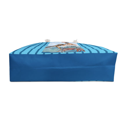 Playful Waves and Fashion Follies Weekender Bag